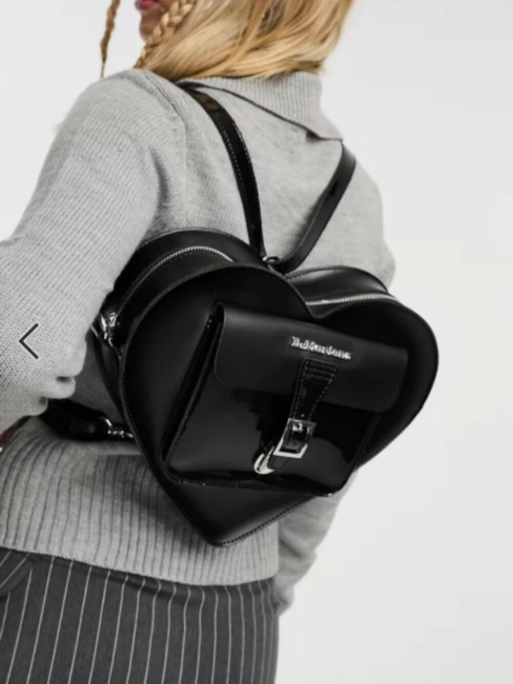Dr. Martens HEART  2-in-1 Backpack/ Crossbody Bag in Black MSRP$190 Fun & Chic